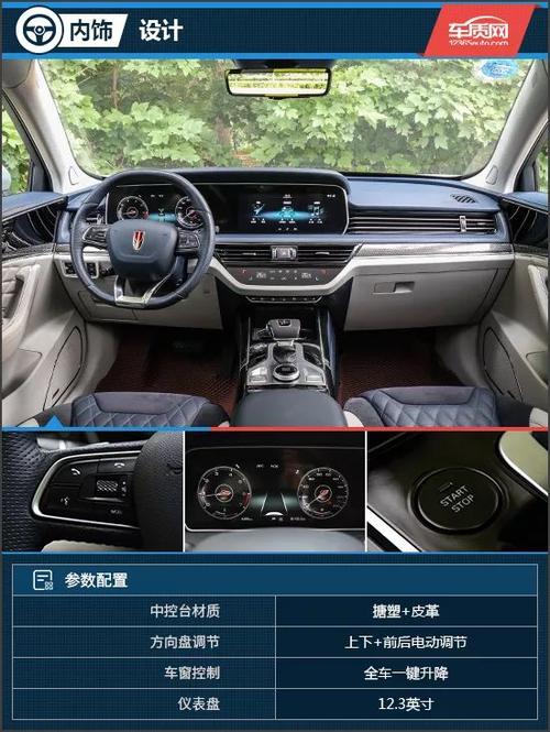 红旗hs5中控台按钮图解缩略图