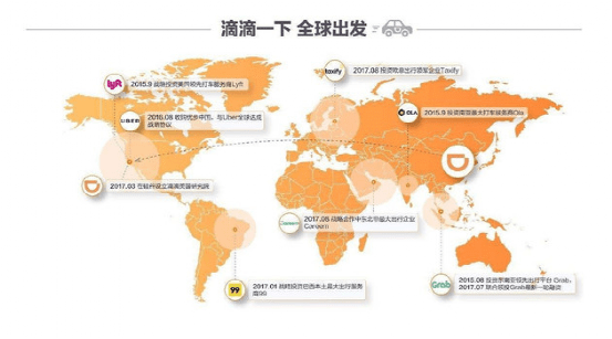 滴滴海外有哪些国家图标