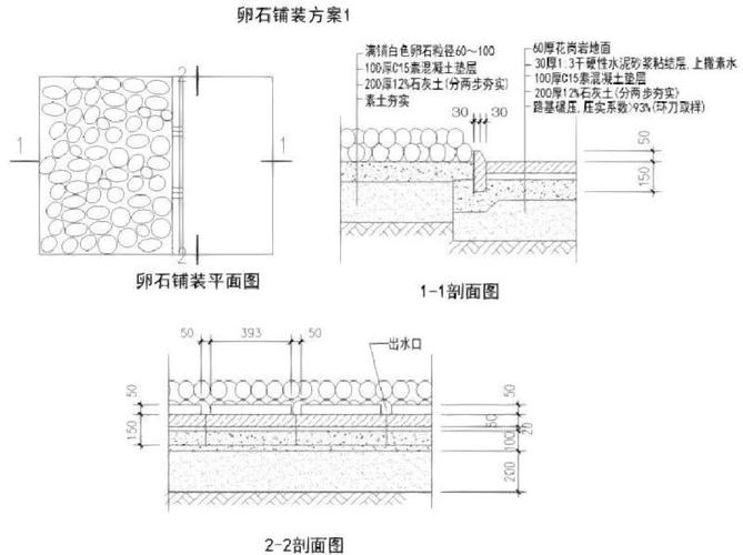鹅卵石的铺装方法游戏截图