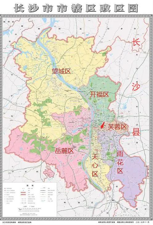 长沙市详细地图全图截图