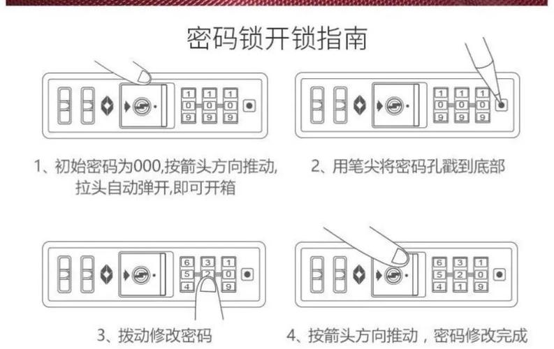 拉杆箱密码如何重新设置图标
