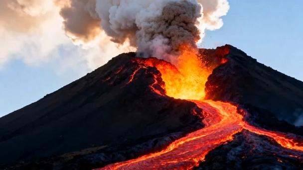女孩掉到火山熔岩视频缩略图