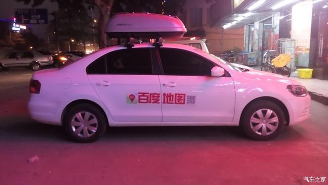 百度地图测绘车截图