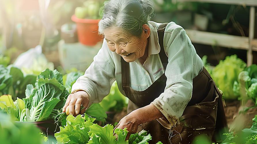 奶奶的菜园种了很多蔬菜截图