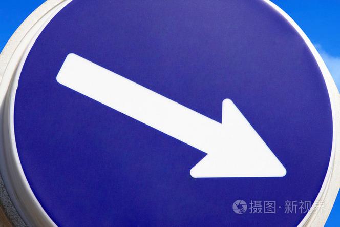 蓝色右下角箭头代表什么缩略图