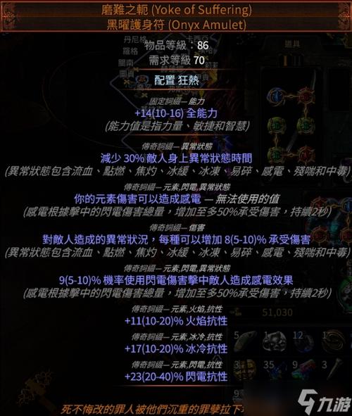 流放之路太平项链