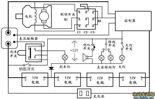 三轮车电路图明细截图