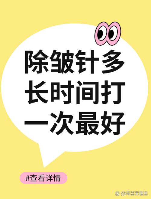 除皱针打多少量适合图标