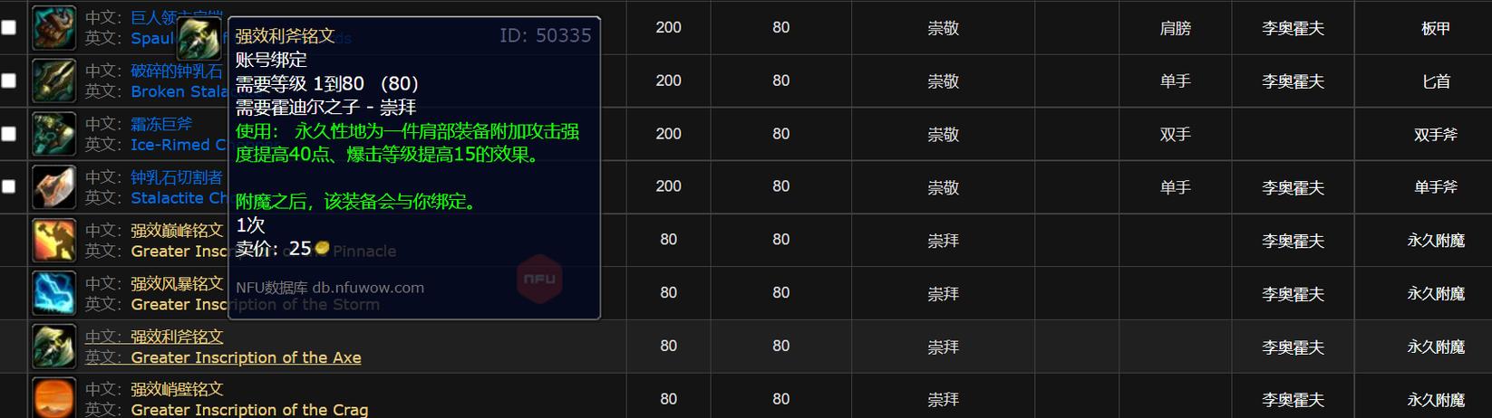 魔兽世界怀旧服声望等级缩略图