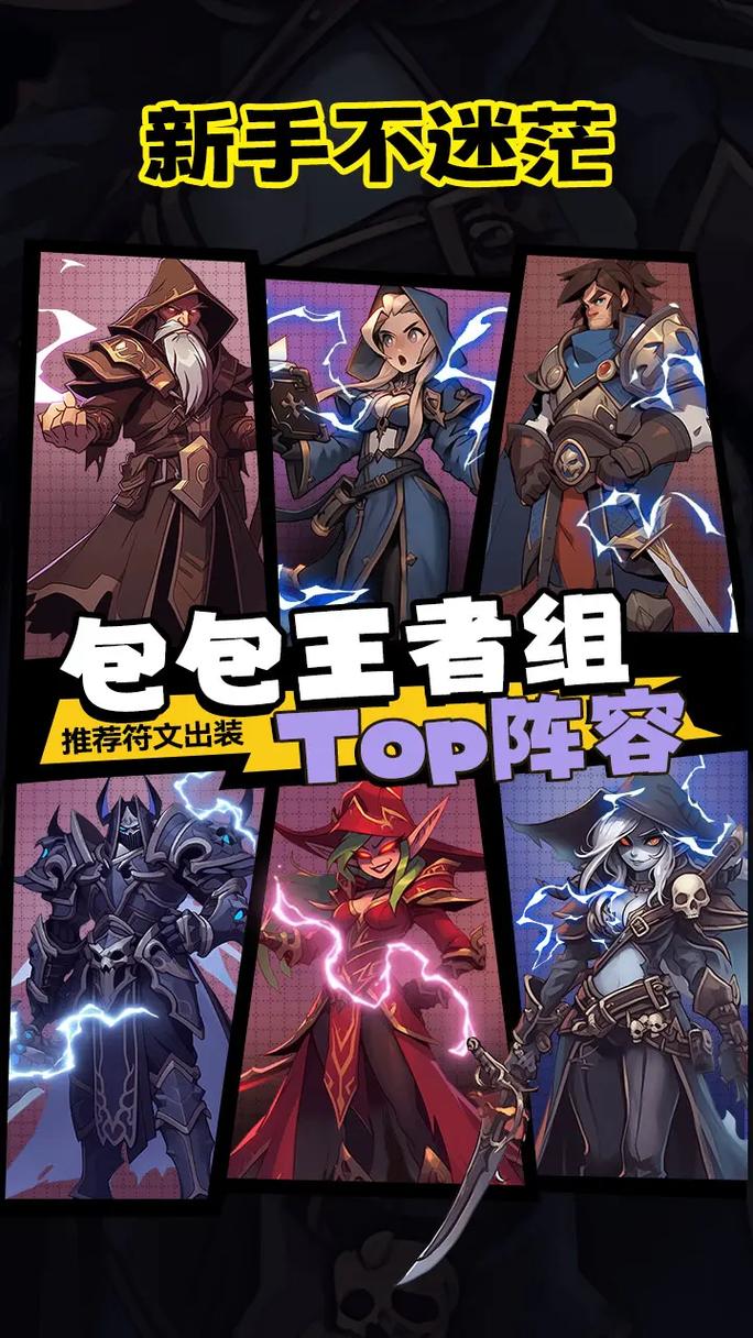 有法师战士牧师骑士的手机游戏截图