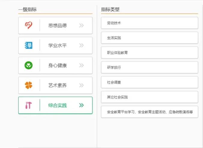 小学生综评系统怎么填截图