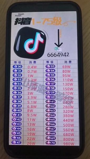抖音**是多少等级截图