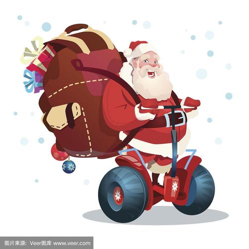 圣诞老人滑轮车男人版截图