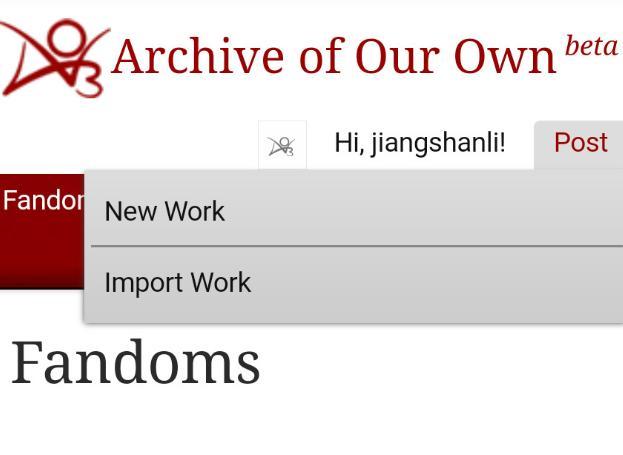 Archive of own our镜像官网版截图