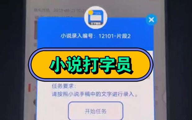 正规小说录入打字截图