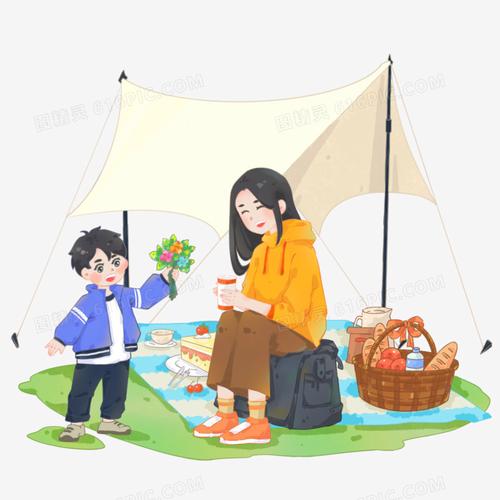 和妈妈去露营截图