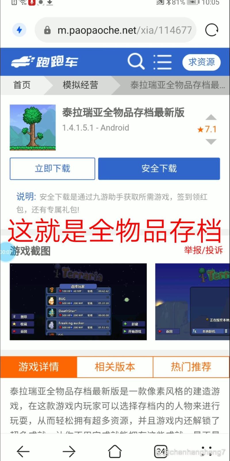 泰拉瑞亚神级存档自带破解版截图