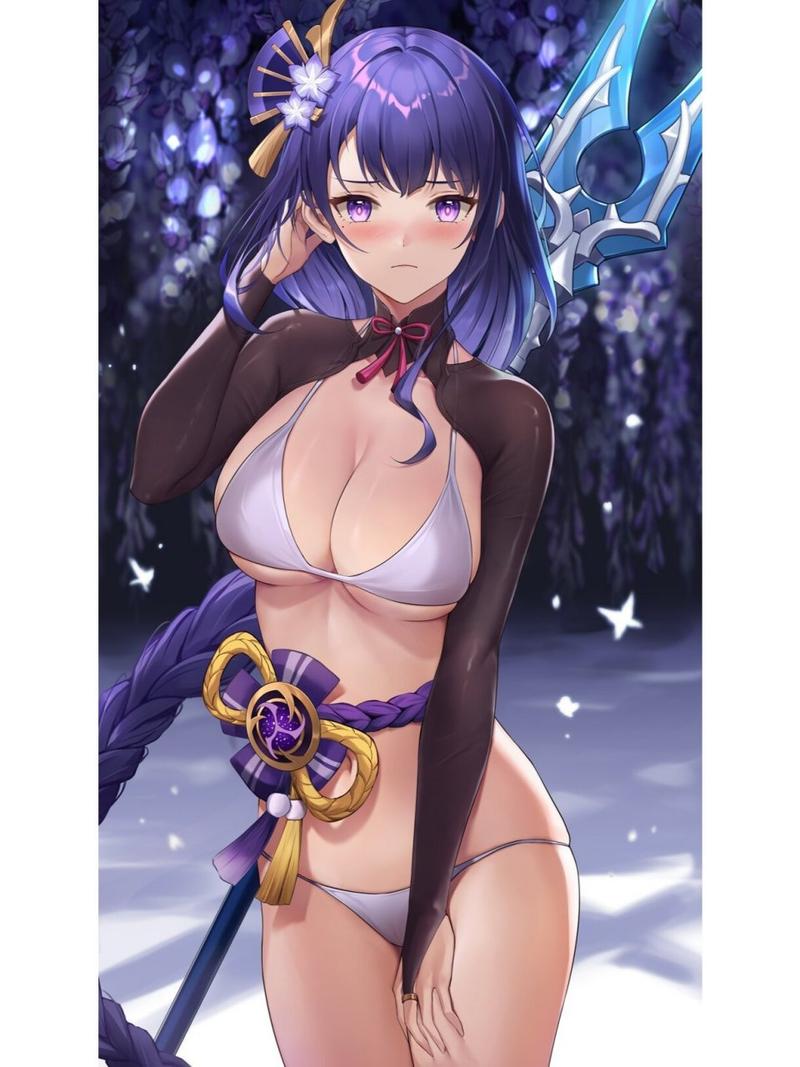 原神女角色泳服壁纸截图