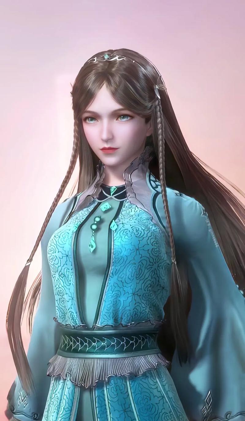 斗罗大陆宁荣荣3D壁纸截图