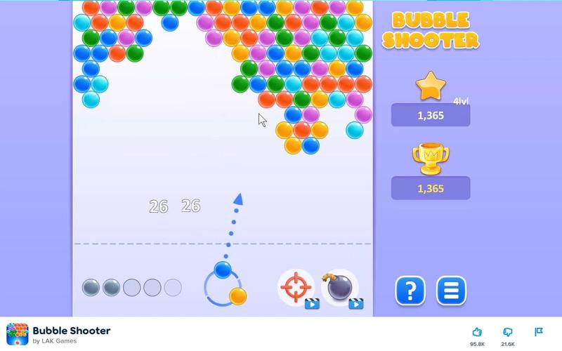 移动泡泡射击游戏Bubble Shooter截图