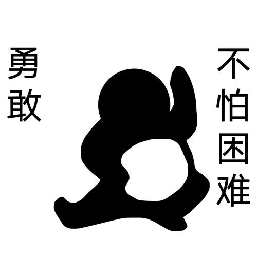 勇敢安安不怕困难表情包图片截图