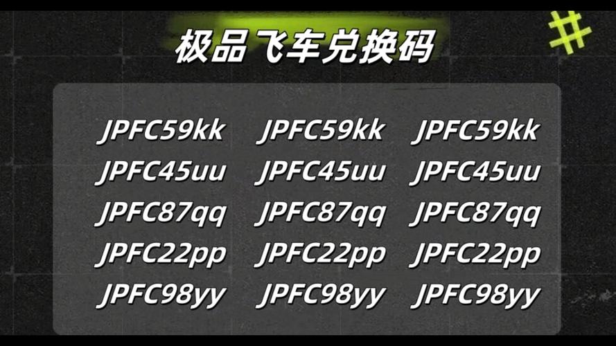 极品飞车兑换码2025款截图