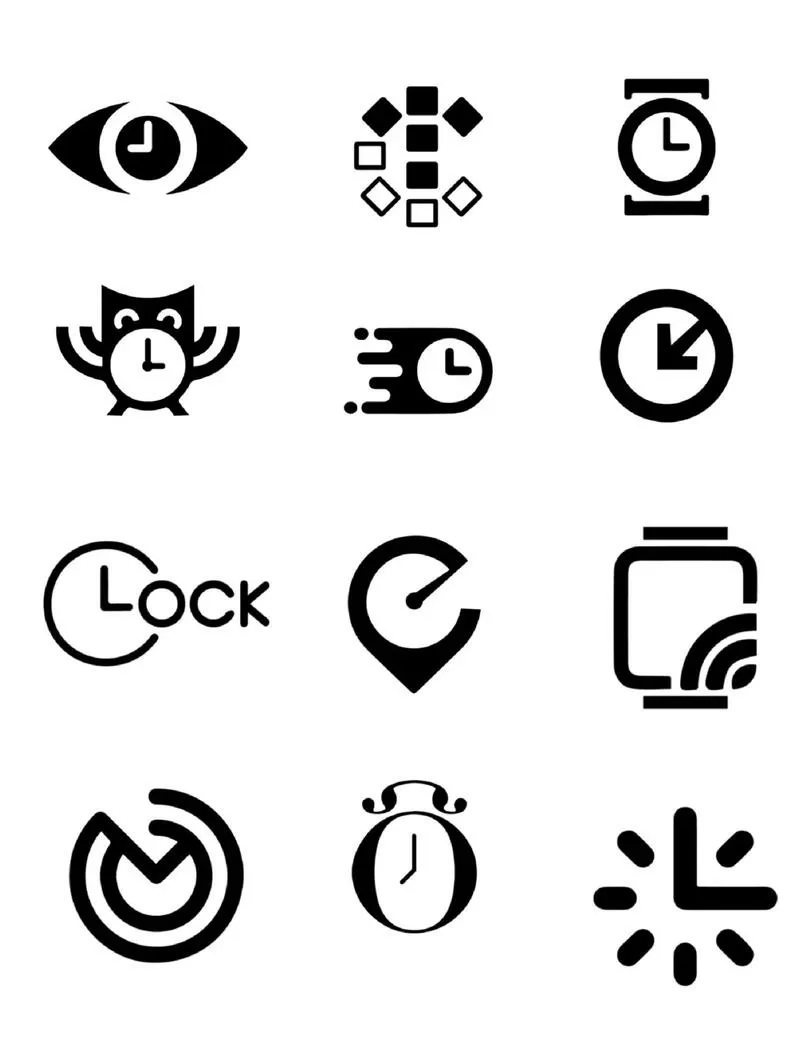只显示时间的简约手环截图