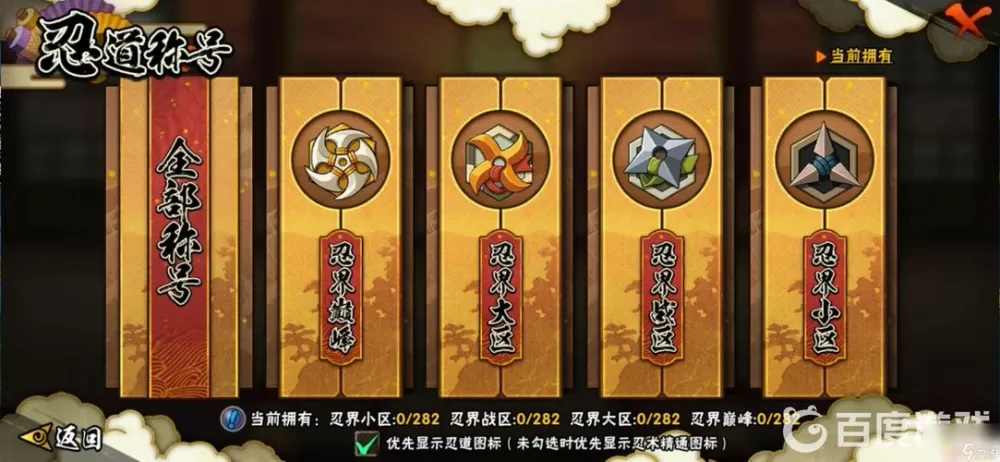 火影境界划分等级