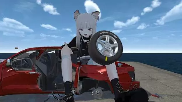 巨大猫爪的猫娘截图