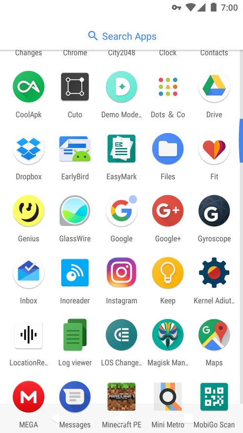 原生launcher截图