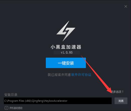 小黑盒加速器安装汉化版截图