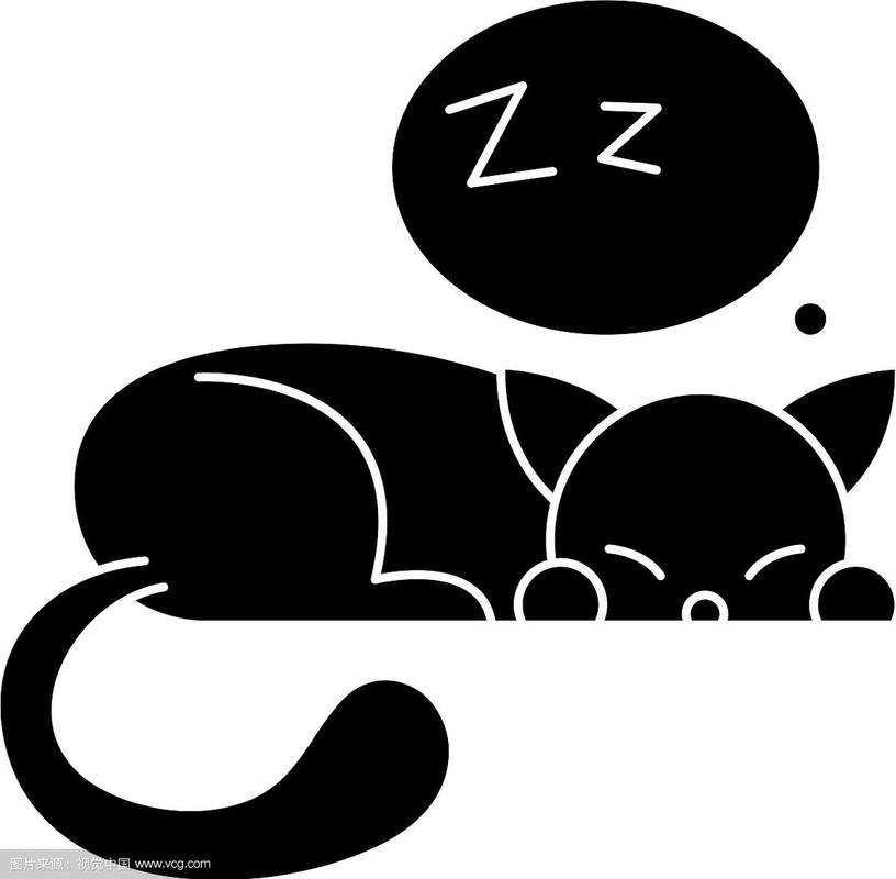 睡着的小猫咪图标