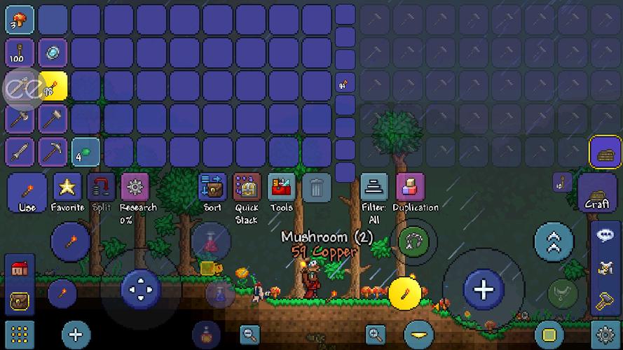 terraria内置mod菜单最新版安卓版特色蓝色旧版无广告截图