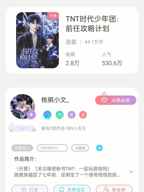 TNT团妻话本小说在线阅读截图