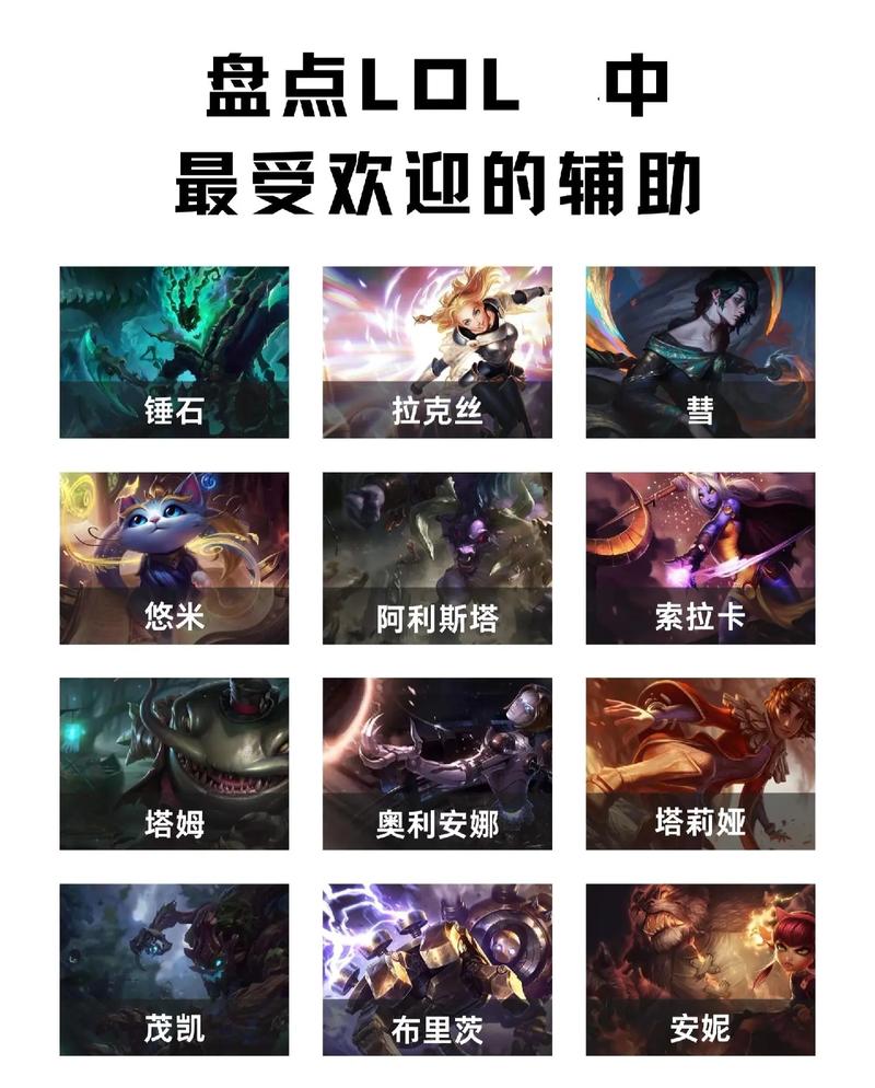 lol软辅英雄有哪些截图