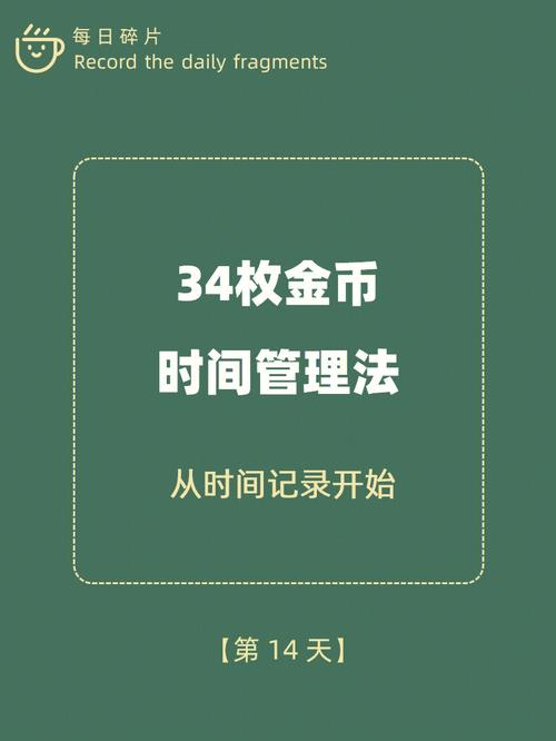 34枚金币时间管理法截图