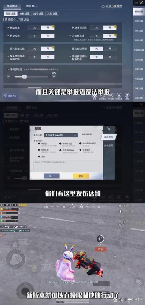 和平精英怎么办不能举报截图
