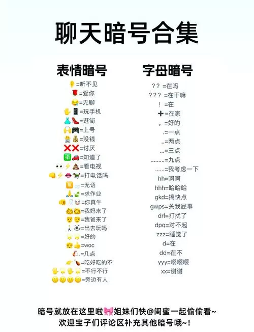 玩探探的暗号大全截图