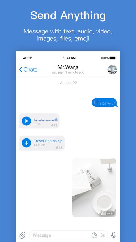 POP聊天app最新版本更新内容截图