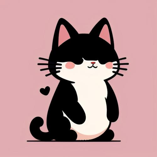 漫画淘气小猫怎么画图标