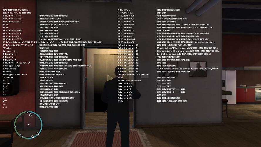 GTA4mod版修改器中文截图