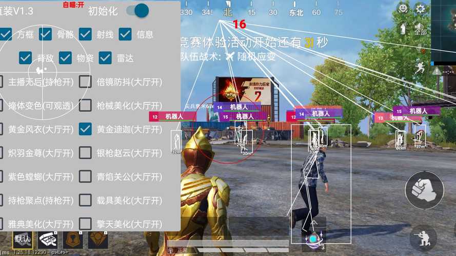 和平精英直装科技辅助轻量版截图