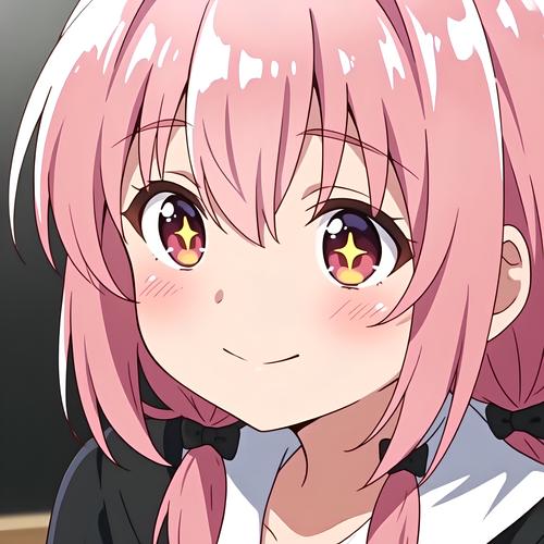 JK漫画APP粉头发小女孩头像图标免卡密