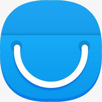 应用市场蓝色截图