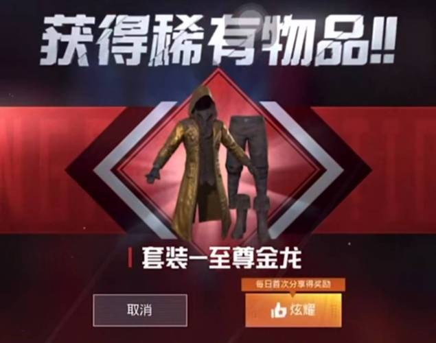 至尊黄金风衣美化包游戏截图