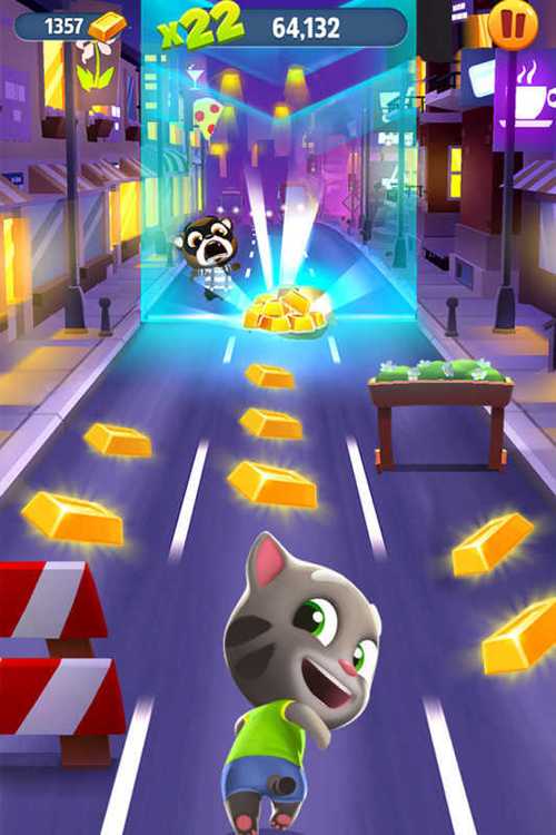 汤姆猫跑酷内置菜单mod截图