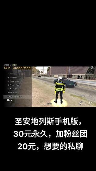 gtasa警察模组手机截图