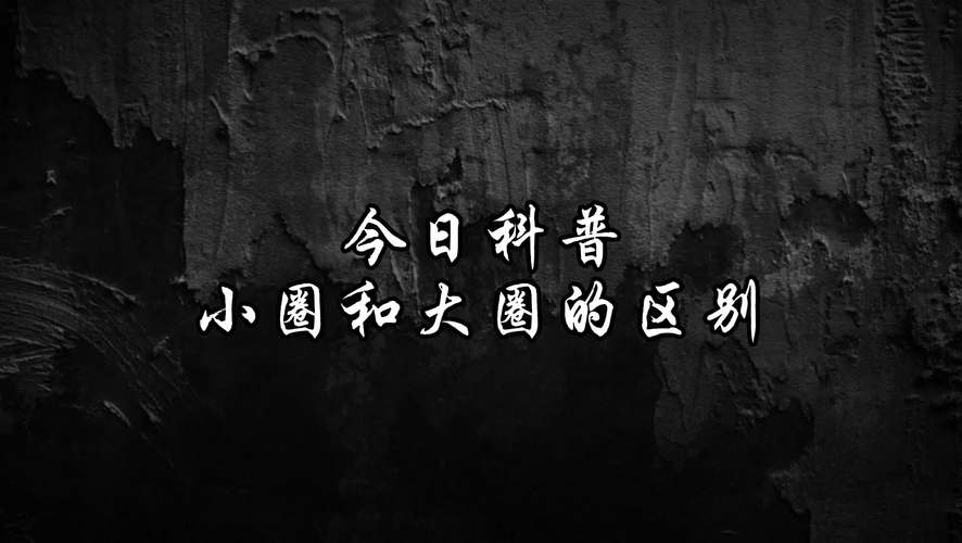 小圈和大圈的区别主贝截图