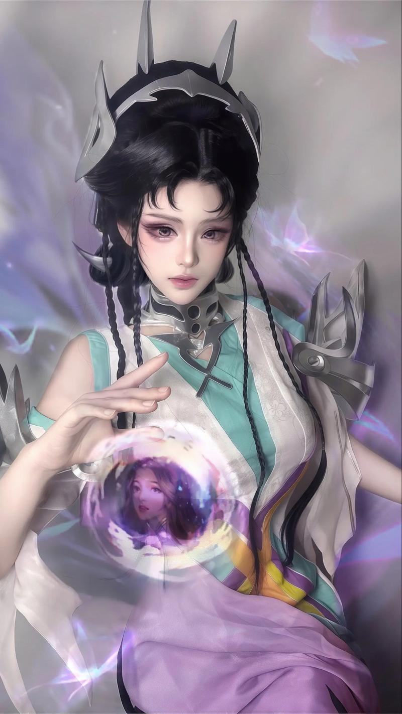 芈月白晶晶皮肤cos截图