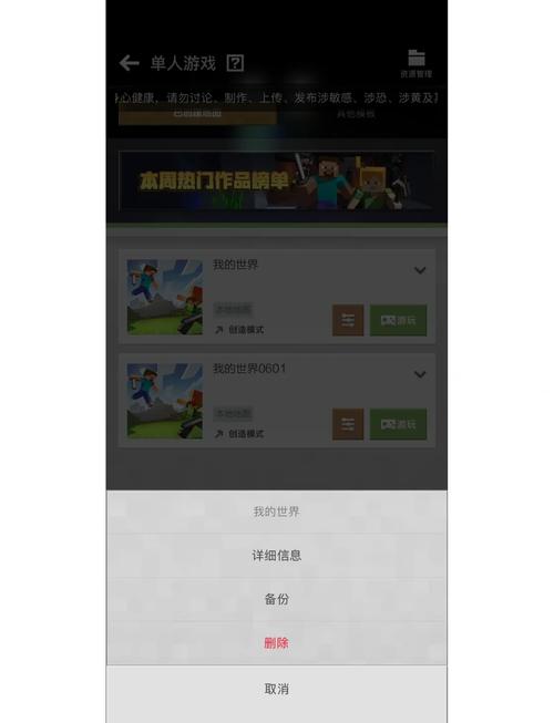 我的世界怎么把文件导入手机里截图